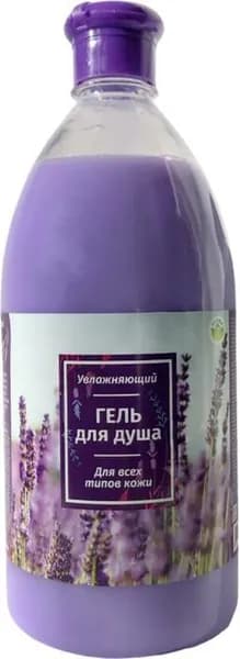 Flora Гель для душа Народный Полевые цветы, увлажняющий, 1000 мл.