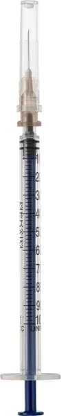 Шприц инсулиновый MedAim 1 мл U-100 26G 0.45x12 мм (100 штук в упаковке)