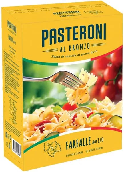 Макароны Pasteroni Farfalle №170 400г