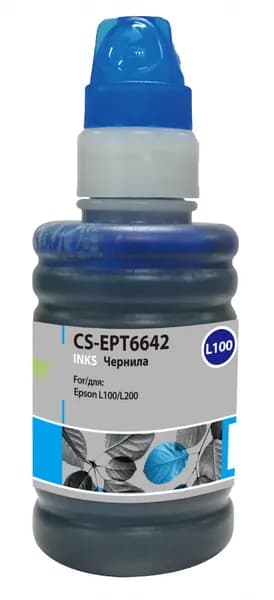 Чернила Cactus CS-EPT6642, голубой, совместимые