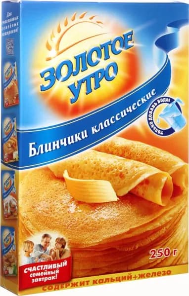 Смесь для выпечки Золотое утро Блинчики классические 250г