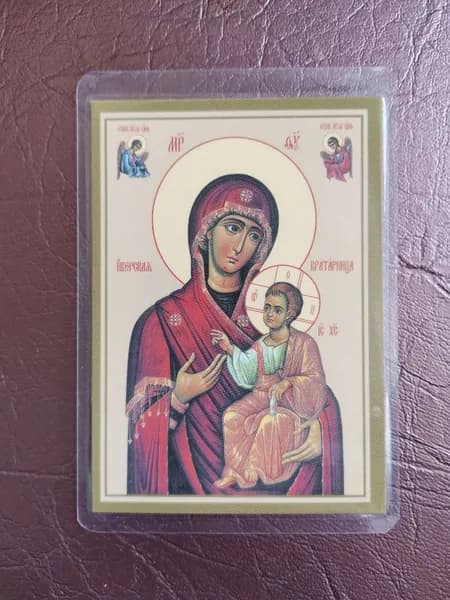 Икона в автомобиль "Иверская"
