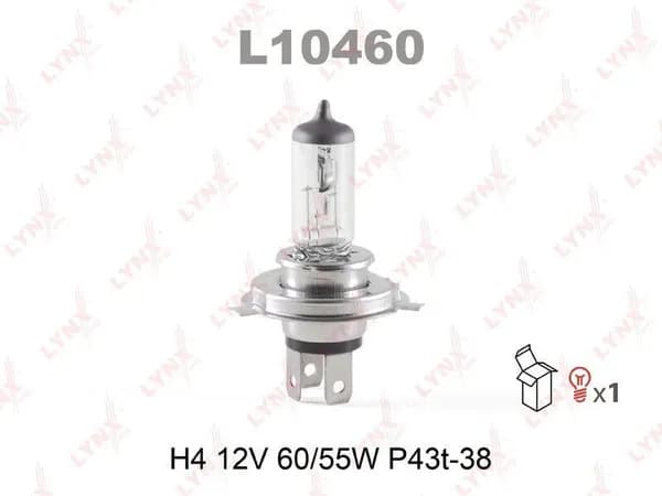 L10460 H4 12V60/55W P43T-38 Лампа LYNXauto