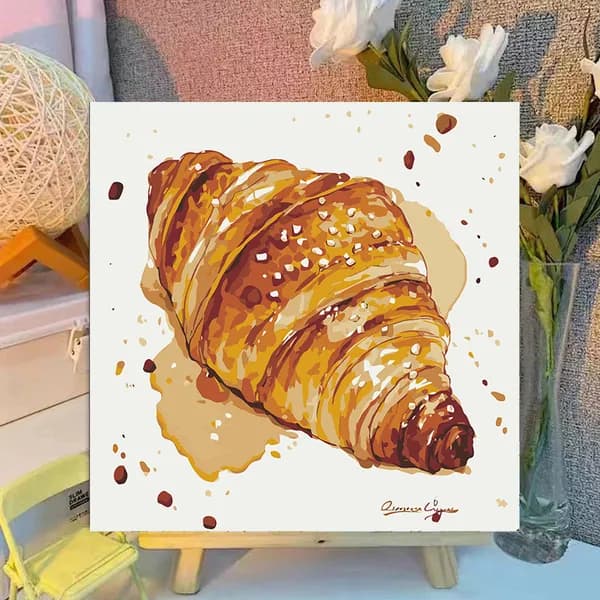 Картина по номерам, 20x20 CM, Кошки и собаки,Мультфильмы, подарки для детей, декомпрессия