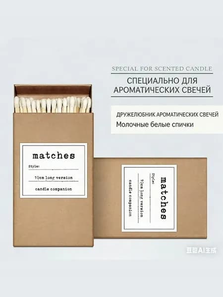 Маленькая подарочная свеча-компаньон
