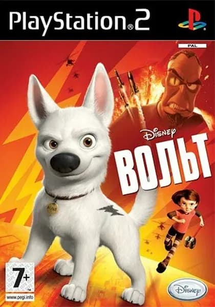 Bolt Вольт Английский язык SLES 55431 Видеоигра на диске PS2. Товар уцененный