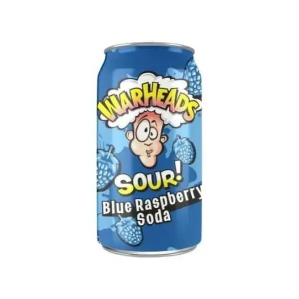 Газированный напиток WarHeads Sour Blue Raspberry Soda 355мл