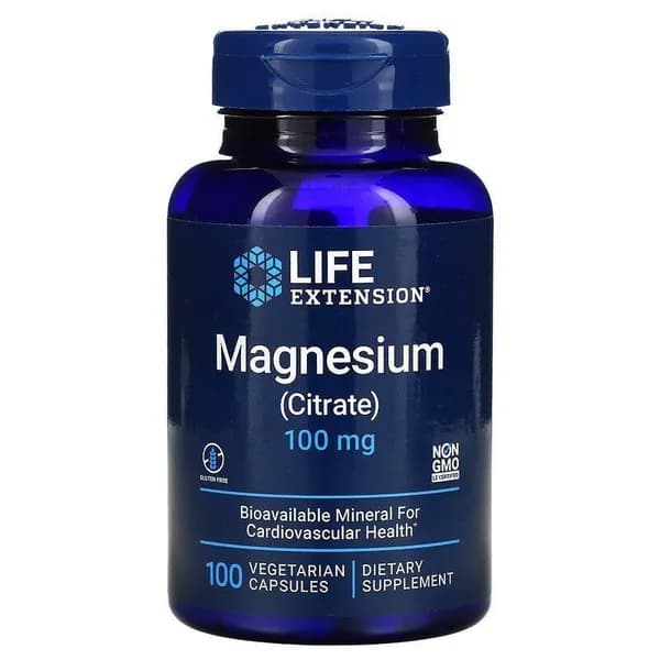Life Extension Magnesium Citrate (Магний цитрат), 100 мг, 100 капсул