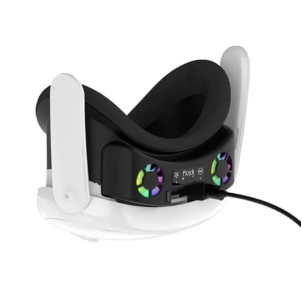 вентилятор с RGB-подсветкой для Meta Quest 3, комфорт при длительном использовании