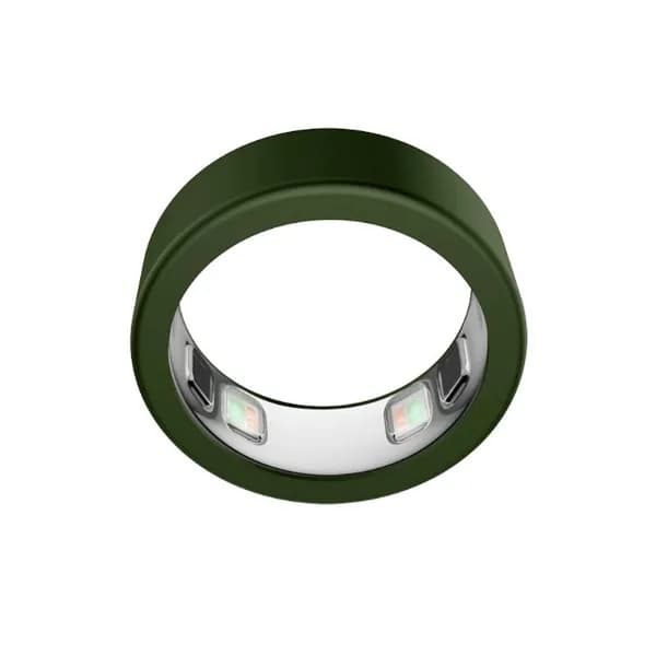 Силиконовый чехол для Oura Ring 5 (защита от царапин), тёмно-зелёный, L