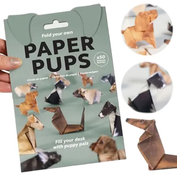 3D-модель из бумаги Кот для оригами, набор для творчества с наклейками