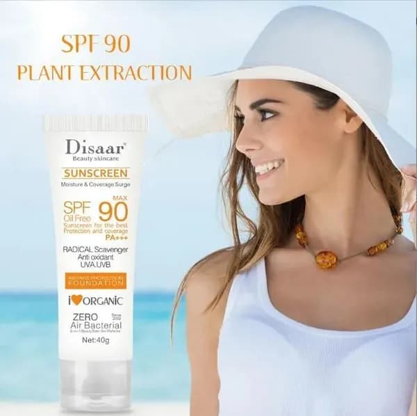 Disaar Отбеливающий солнцезащитный крем SPF90 40 г