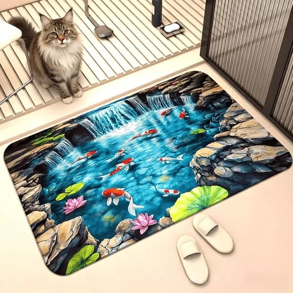 Коврик набор для ванной и туалета 40x60 см