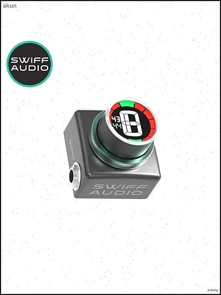 Мини педаль тюнер для гитарного усилителя SWIFF AUDIO C20 черный цвет