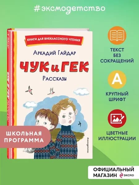 Чук и Гек. Рассказы (ил. А. Власовой). Внеклассное чтение