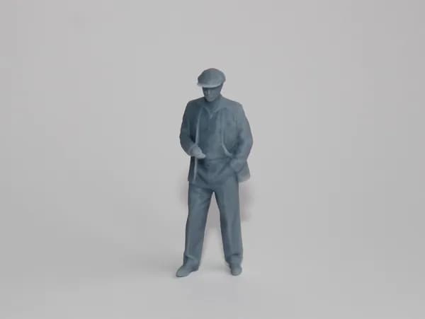 "Егор" Фигурка в масштабе 1:43 для диорам и макетов. Высота фигурки 4 см.