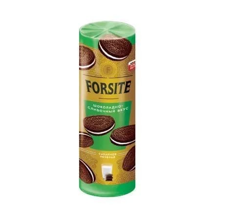 Forsite Печенье-сэндвич с шоколадно-сливочным вкусом, 220 г //
