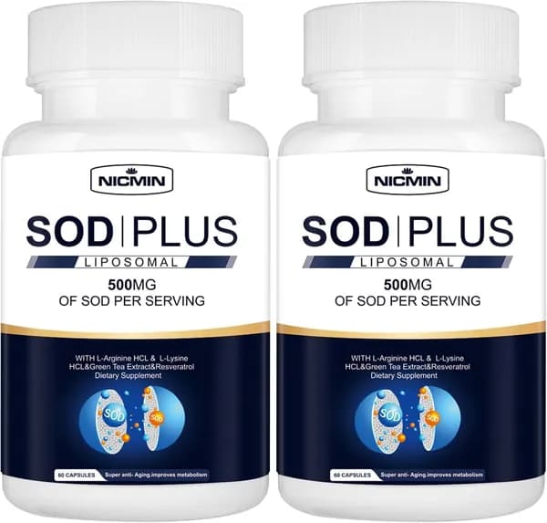 500MG супероксиддисмутаза дополнение - SOD Plus с липосомальным глутатионом