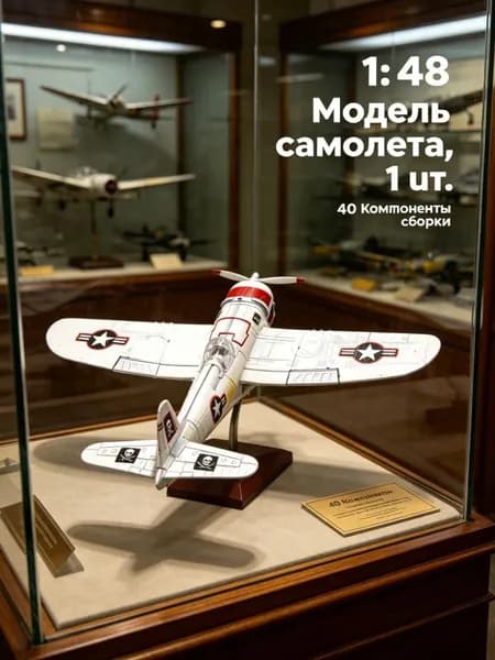 Пластиковая модель истребителя F4U Corsair ВМС США 1/48, исторически точная копия, 1 шт.
