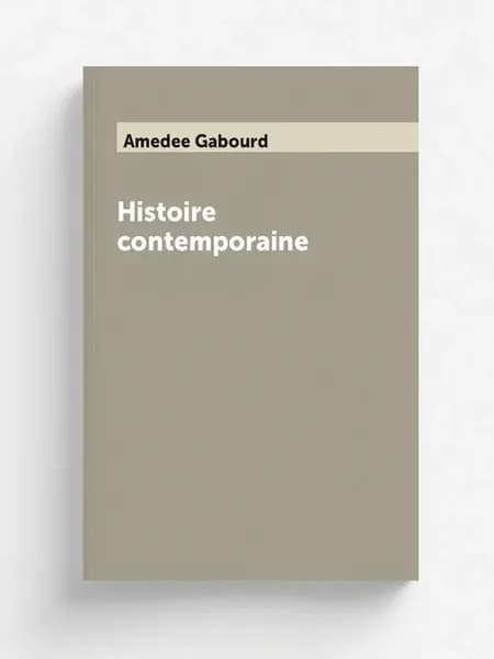 Histoire contemporaine