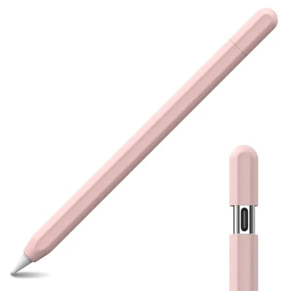 (1 шт.) Чехол для Apple Pencil 3 (USB C) - розовый