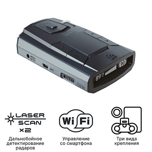 iBOX Pulsar LaserScan WiFi Signature/Автомобильный сигнатурный радар детектор с GPS/ГЛОНАСС