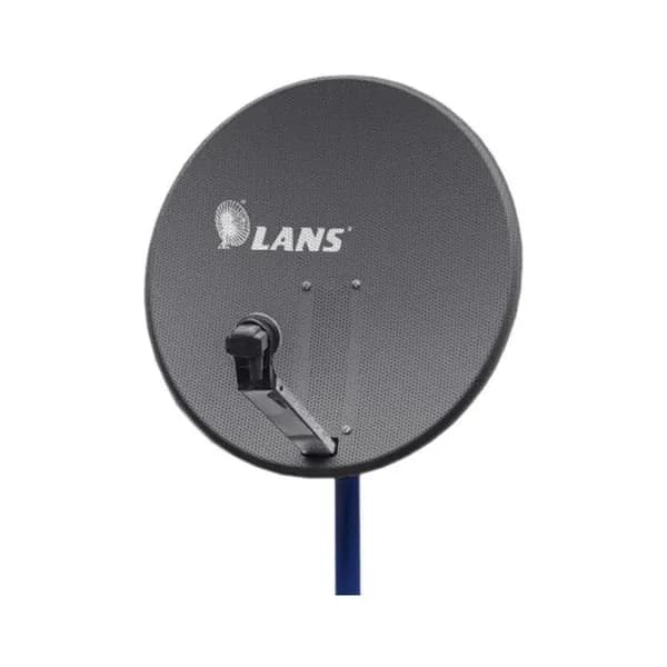 Спутниковая антенна Lans 0.65 м перфорированная без кронштейна (темная)