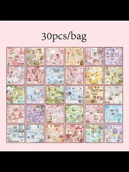 Mr. Paper 2Style наклейки японской еды 30 шт