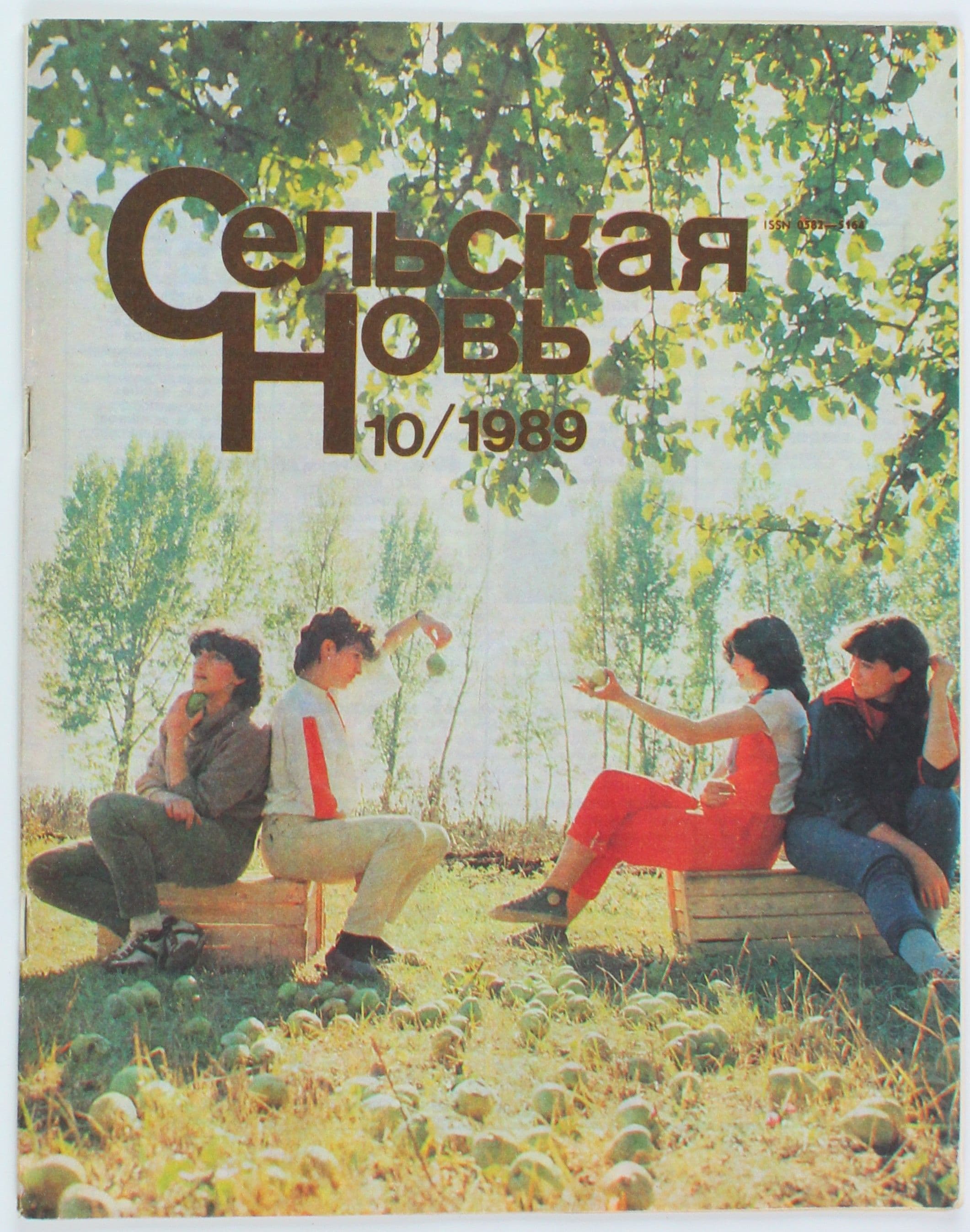 Винтажный журнал СССР Сельская Новь, 10/1989