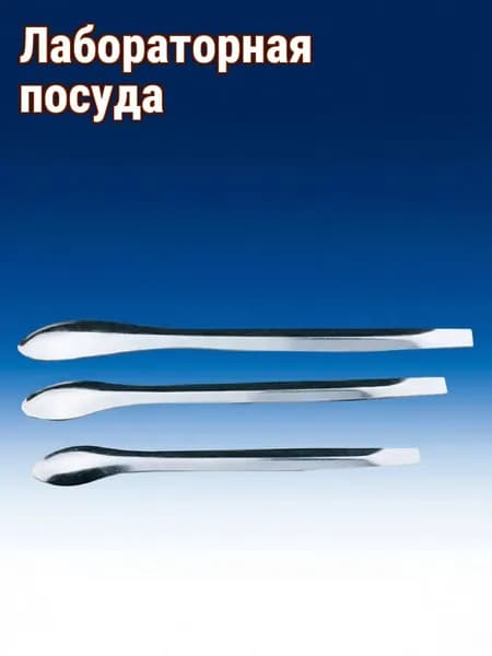 Набор из 3 ложек из нержавеющей стали для медицинских проб и экспериментов, серебристого цвета