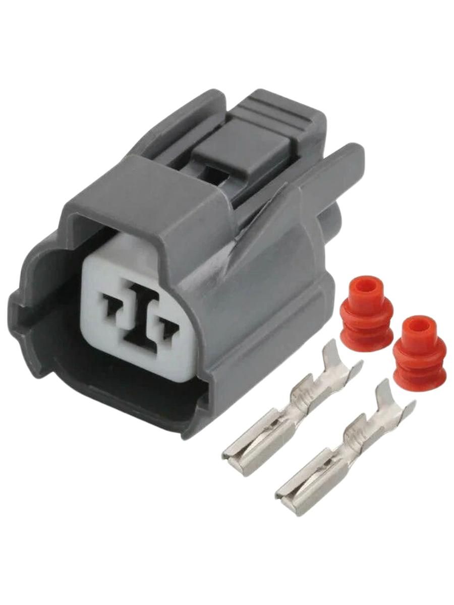 Разъём блока ксенона, звукового сигнала Mitsubishi, Honda, Mazda... (2 pin) без проводов
