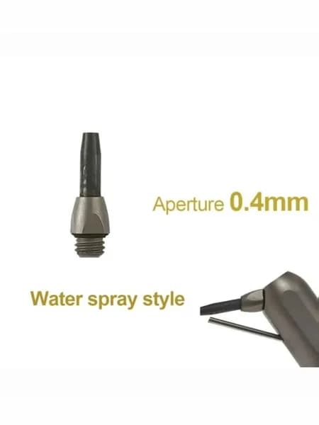 Пескоструйная насадка из вольфрамовой стали 0,4 мм, канюля,носик для ALUMINUM OXIDE AIR ABRASION MASTER