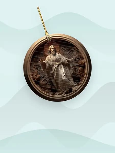 Елочная игрушка акриловая небьющаяся, - Стиль6