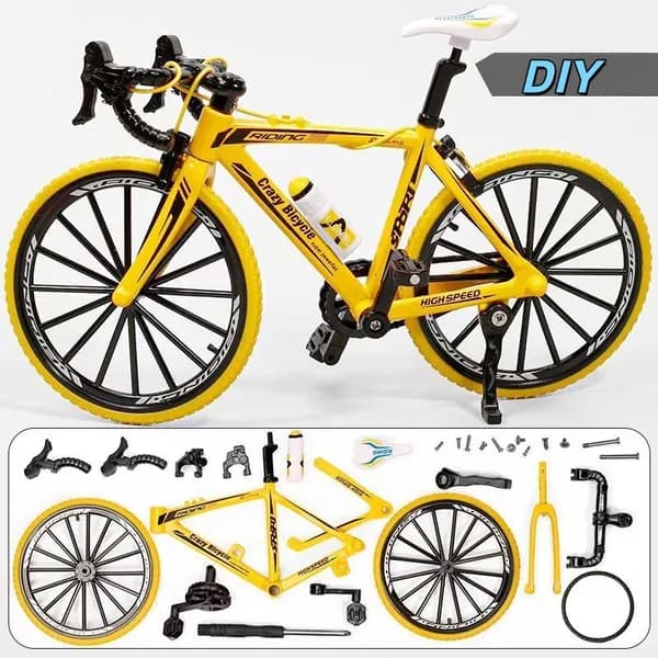 Модель велосипеда 1:8, реалистичная, с подвижными частями, для сборки DIY