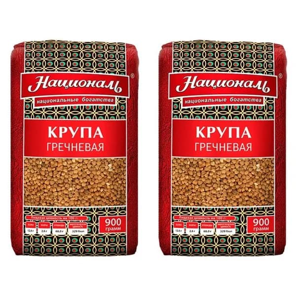 Националь Греча ядрица, 900 гр, 2 шт