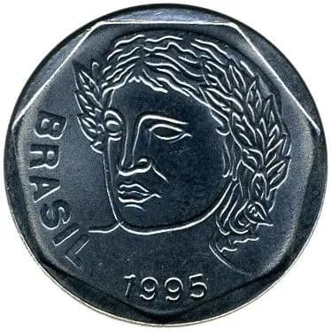 25 сентаво, 1995 год. Бразилия