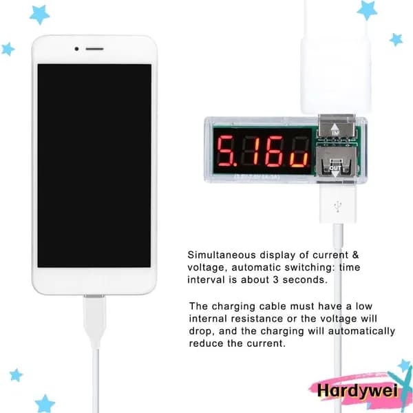 USB-тестер белое