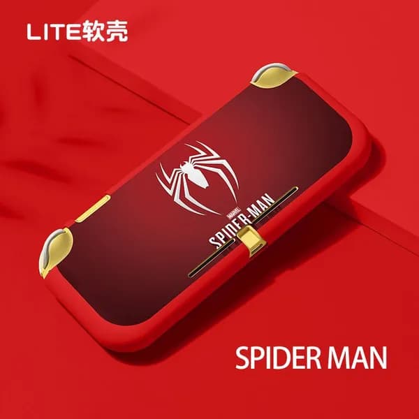 Чехол для Nintendo OLED матовый мягкий Marvel Spider-Man док-станции Switch Lite