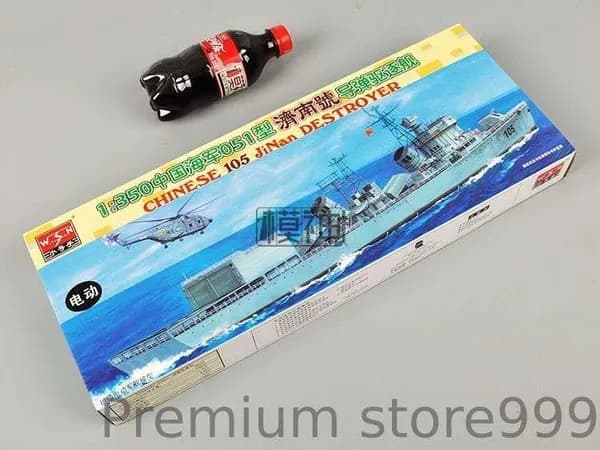 Trumpeter 04501 1/350 WSN Китайский 105 JiNan Эсминец Военный сборная модель самолета