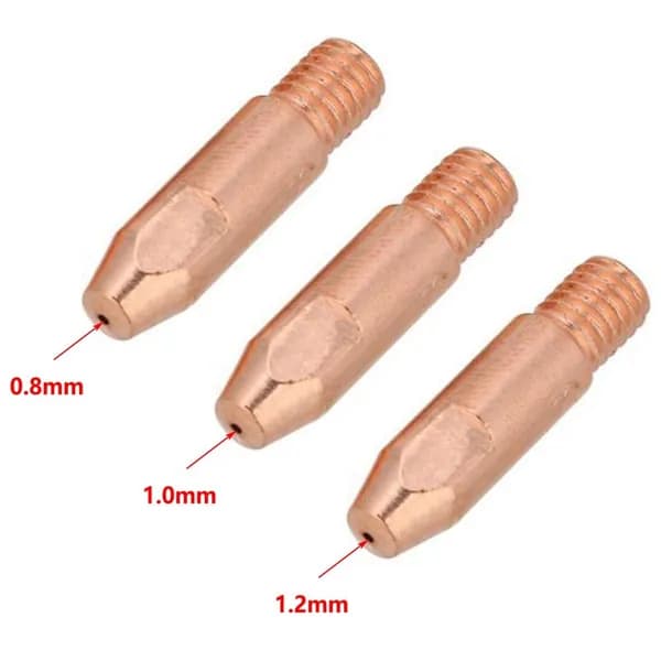 OZ-DISE Медный контактный наконечник M6 для сварочной горелки 24KD MIG/MAG 0,8/1,0/1,2 мм