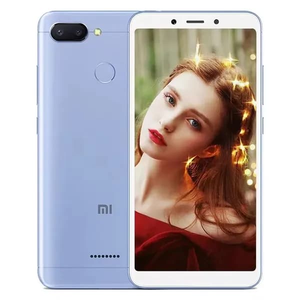 Redmi Смартфон Redmi 6 3гб 32гб 5.45'' Android 8.1.0 3000 mAh 4G телефон с подарками чехол и стекло Global 3/32 ГБ, Nano-SIM, синий