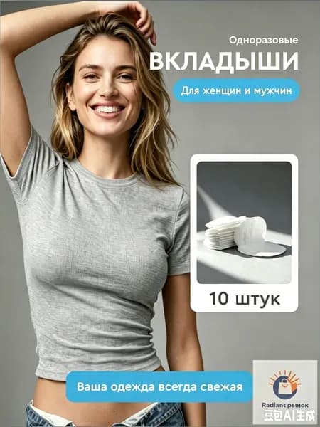 Вкладыши от пота, 10 шт.