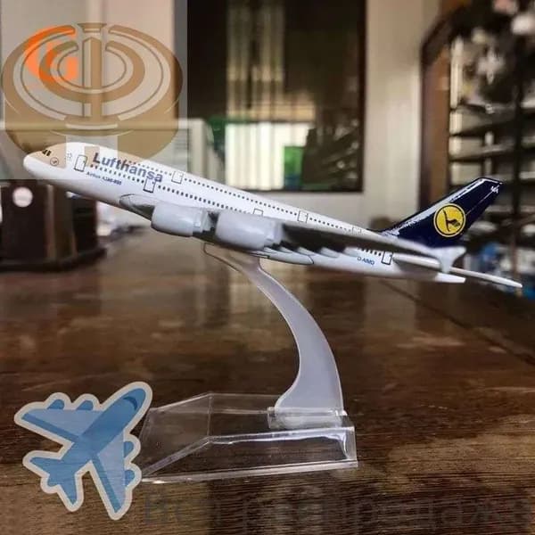 Металлический Модель Самолета Аэробус 380, Германия Люфтганза А380