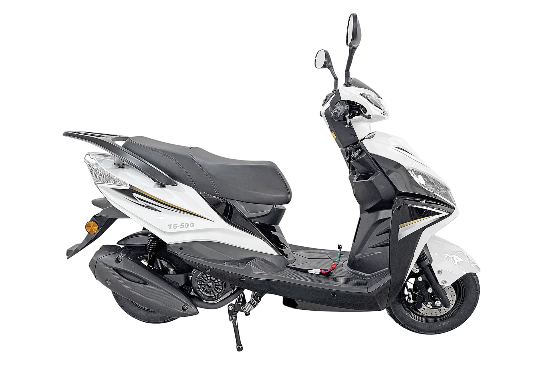 Скутер Wind 49сс (150) ЧЕРНО-БЕЛЫЙ