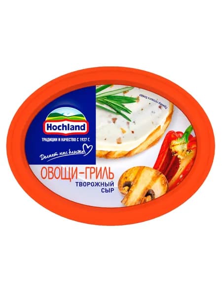 Сыр творожный овощи-гриль 60%, 140 г, Hochland