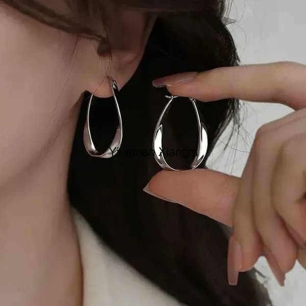 Серьги крупные