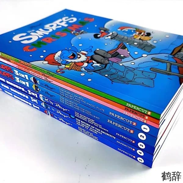 8 Английских детских цветных комиксов "Смурфики" 1-15 The Smurfs