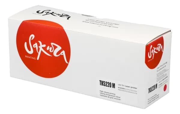Sakura TK-5220M - 1T02R9BNL1 Картридж лазерный пурпурный 1200 стр