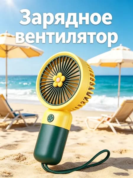 Портативный вентилятор mzm-20260630171011256, светло-зеленый