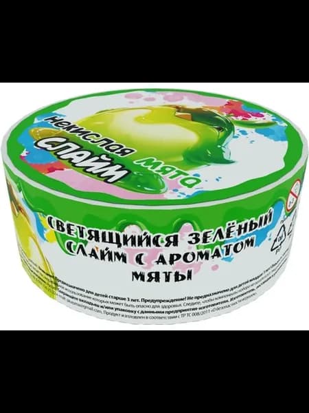 Набор для изготовления слайма "Некислая Мята", цвет зеленый